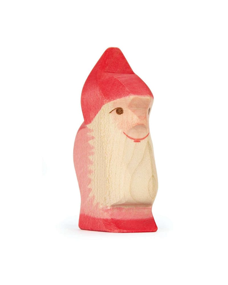 Dverg Trefigur - Håndlaget Dukketeater Dukker | Dwarf Red