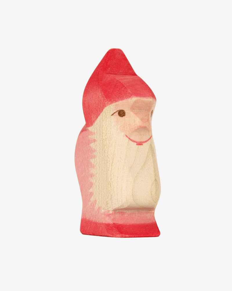 Dverg Trefigur - Håndlaget Dukketeater Dukker | Dwarf Red