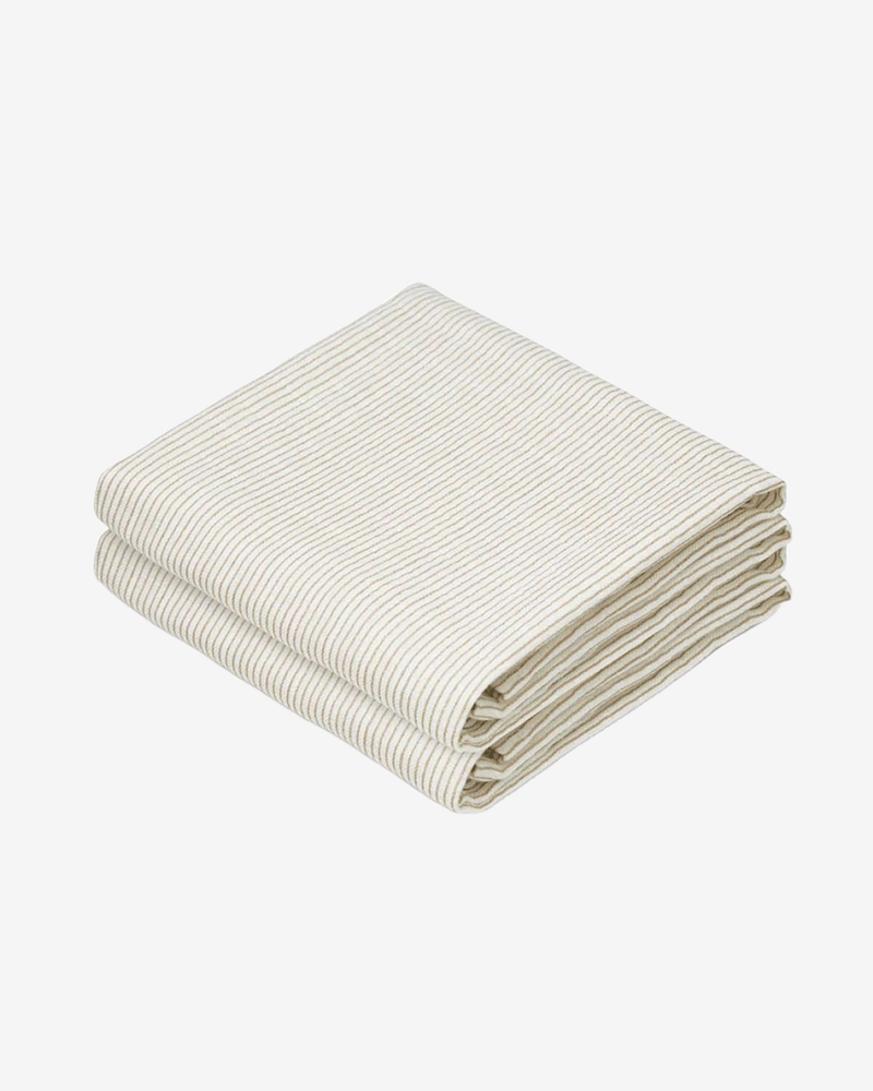 Gulpekluter Musselin 2pk - Økologisk | Gasskluter 70x70