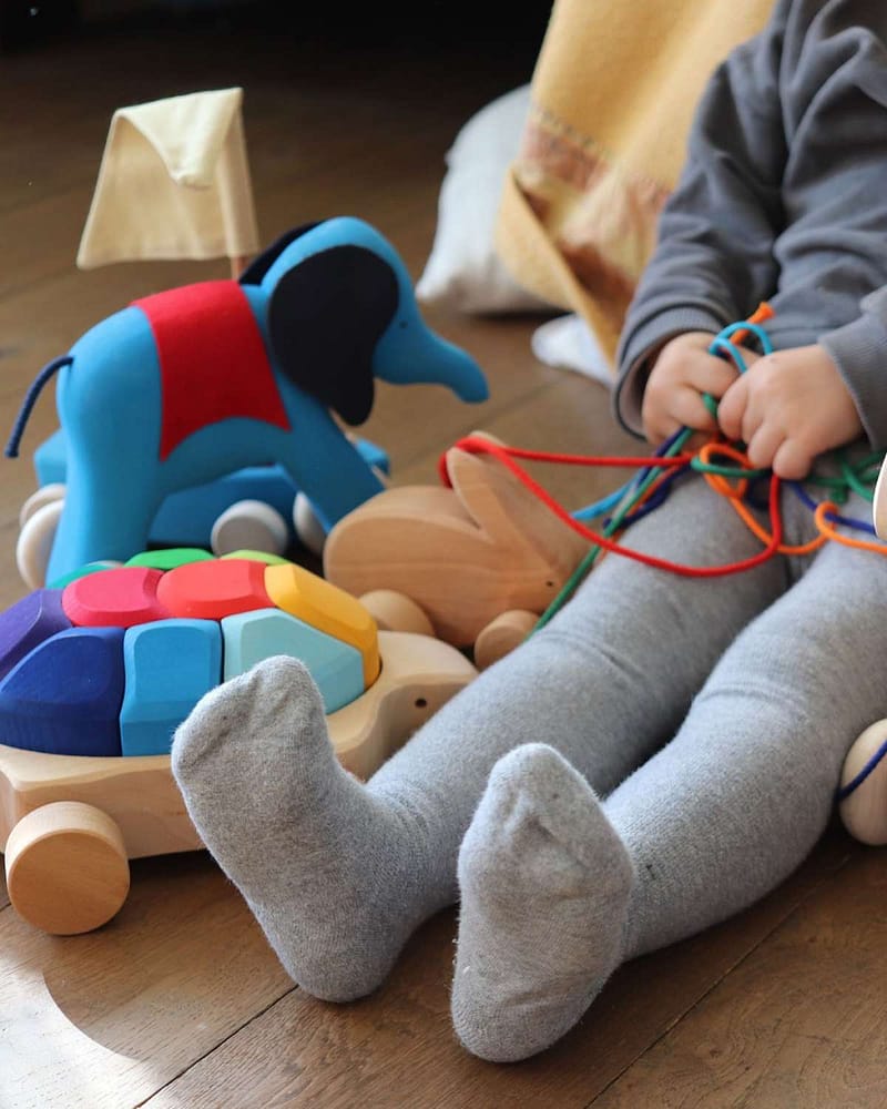 Draleke i Tre - Skilpadde M/ Klosser - Stor