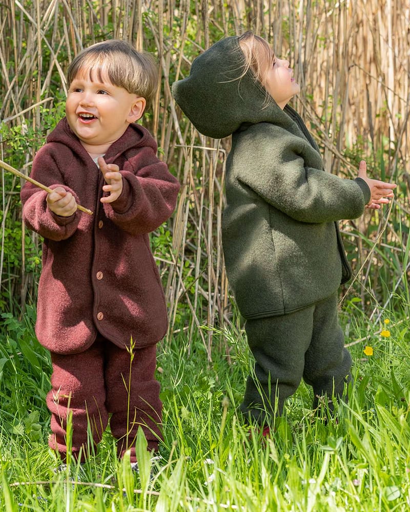 Ulljakke i tykk Ullfleece - 100% Merino