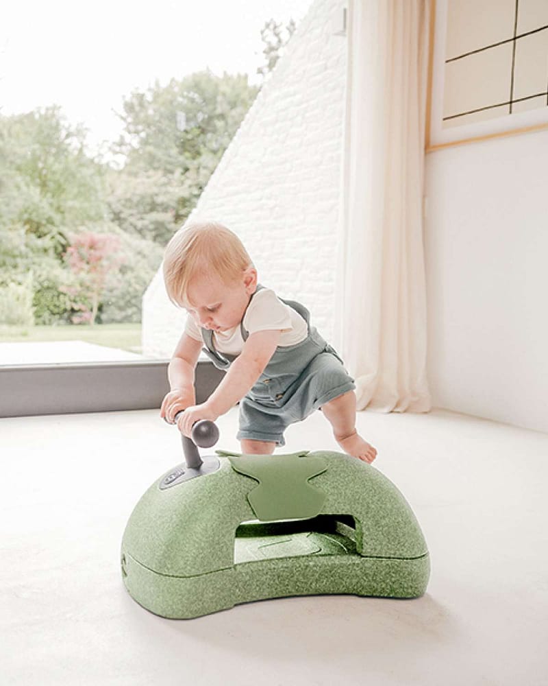 Gåvogn, Gåbil & Rullebrett 3i1 - My First Scoot & Ride, Olive