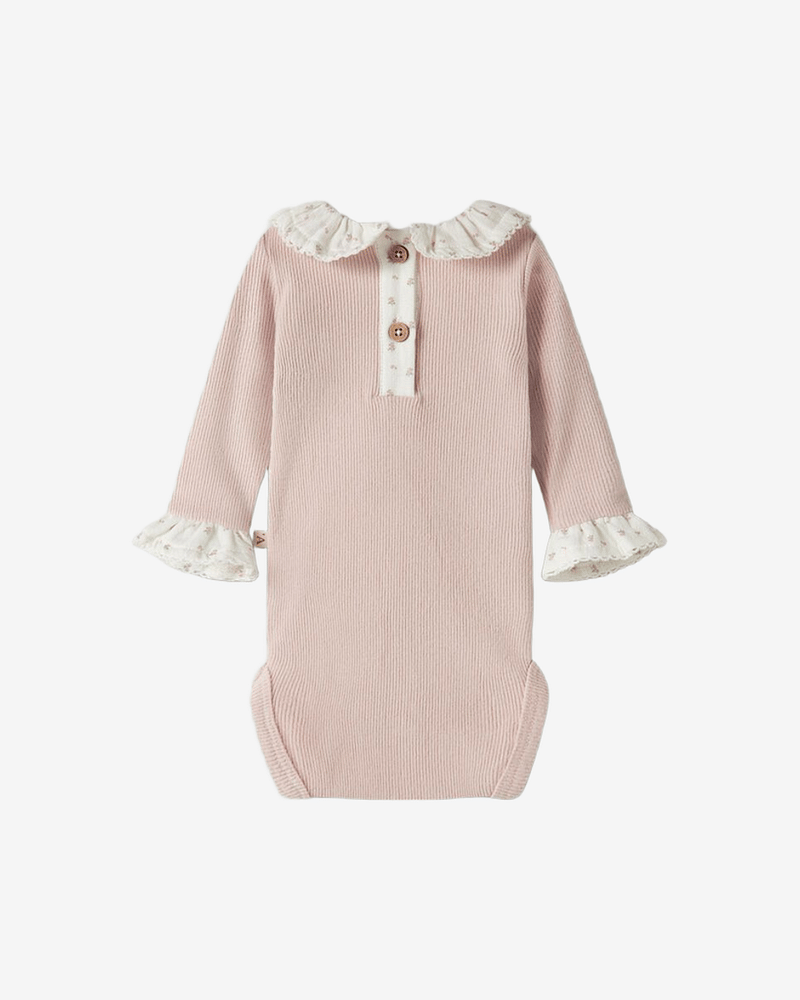 Body Langermet m/ Krage - Øko TENCEL | NBFTRINE LS SLIM BODY LIL