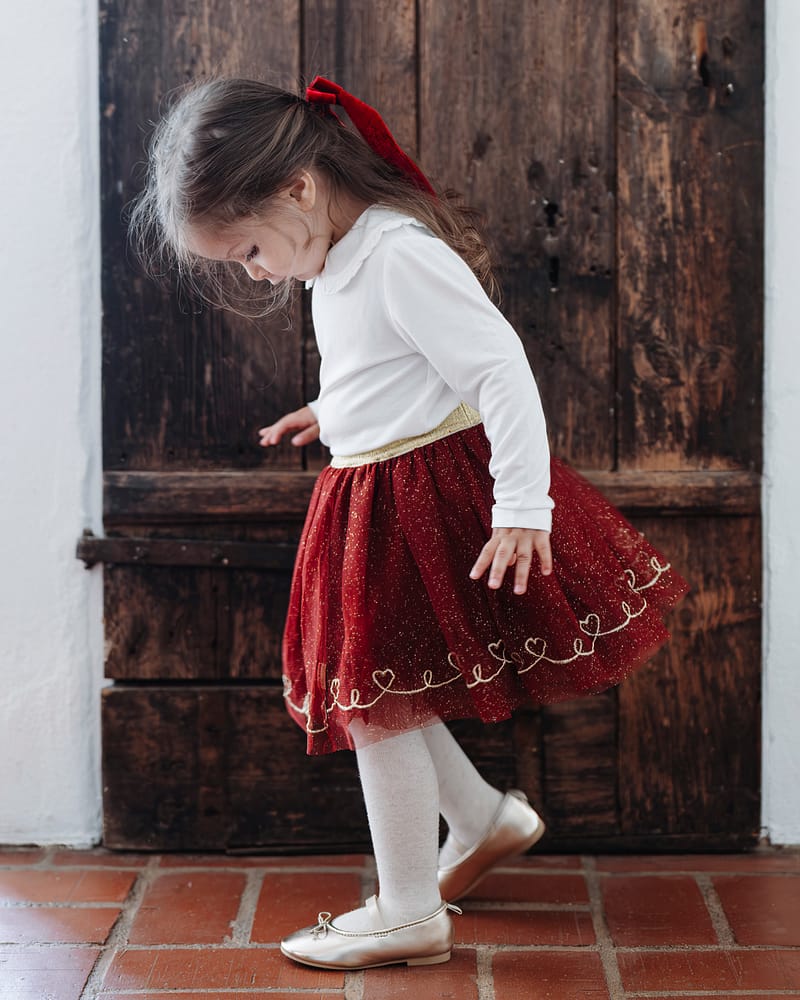 Trøye med Krage Barn - Rysjekrage | Alma Collar