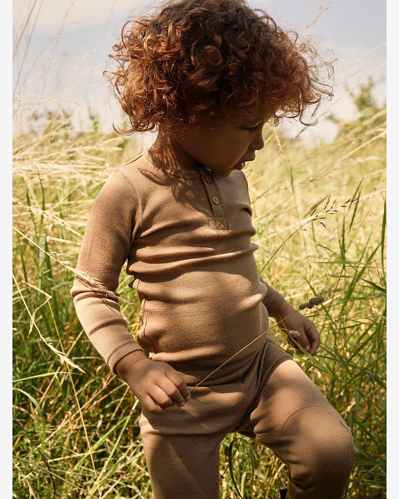 Ullbukse Leggings Barn - 100% Merino | Noel Neb Wool Slim Legging