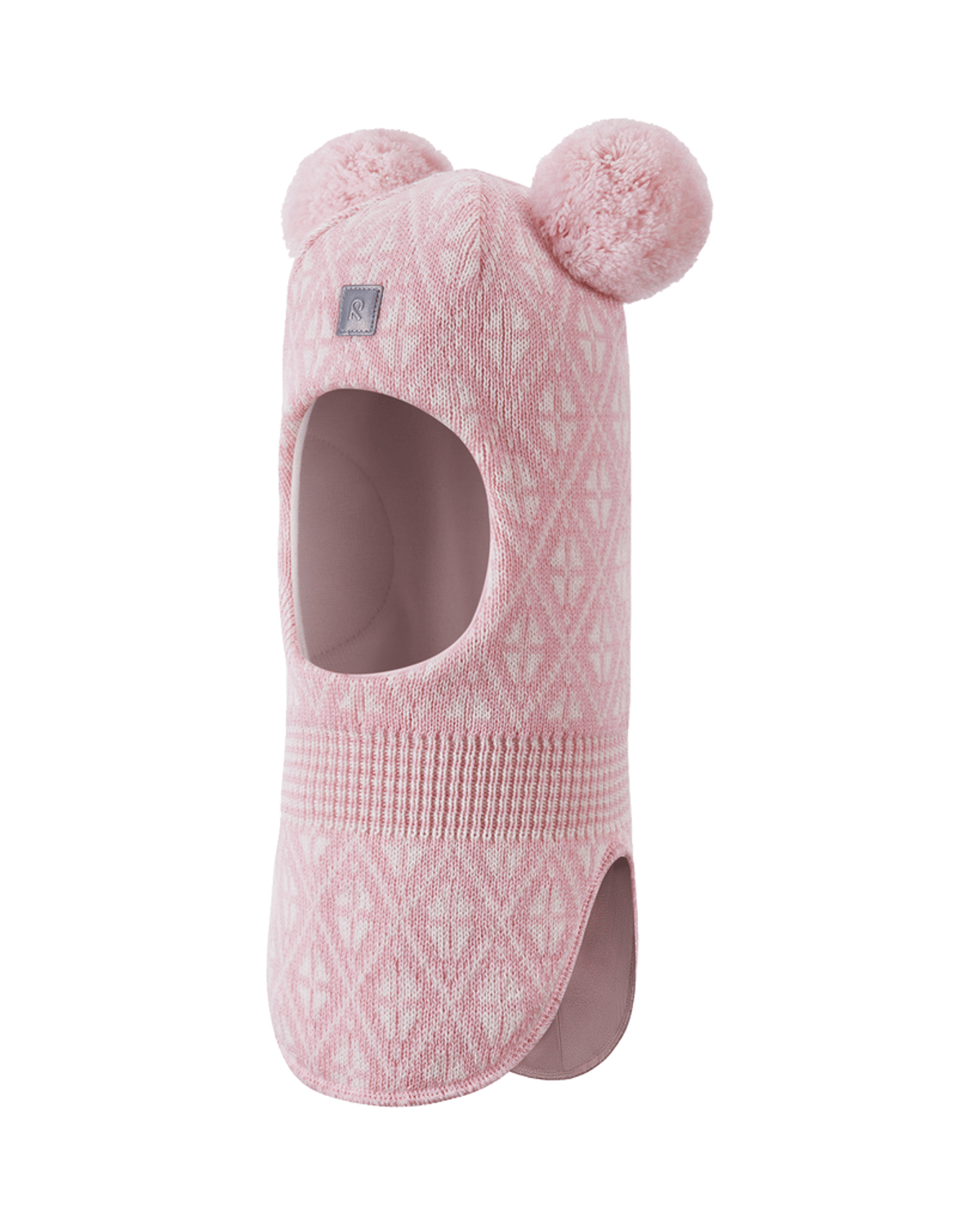 Ull Balaclava med vindstopper – Varm vinterlue | Kuuraan, Rosa - Pale rose