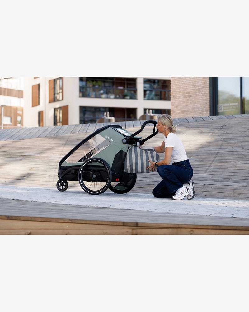 Hamax Outback Next Sykkelvogn & Barnevogn, Plass til ett barn | Enkel Bicycle Trailer