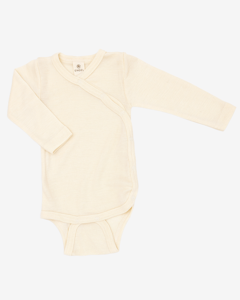 Omslagsbody - 70% Merino, 30% Silke - Ubehandlet Ull