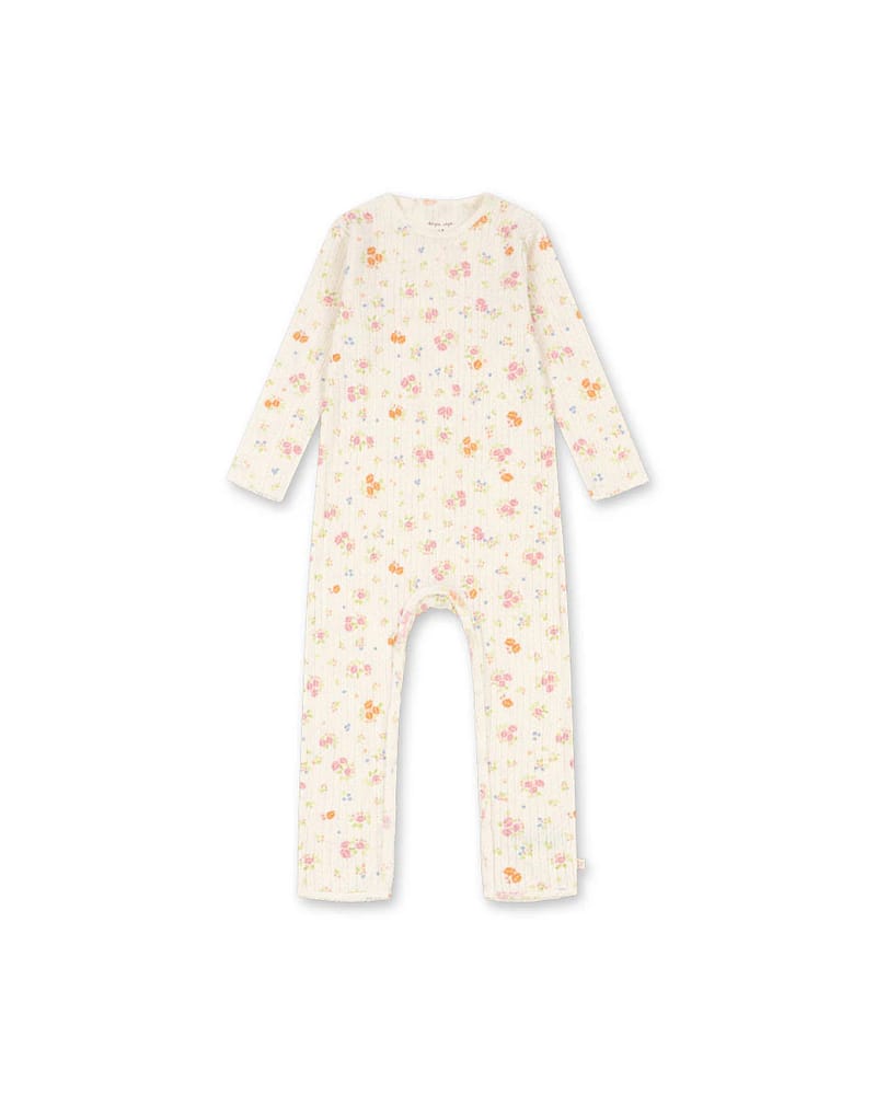 Heldress - 100% Øko Bomull, Pointelle | Minnie Onesie GOTS