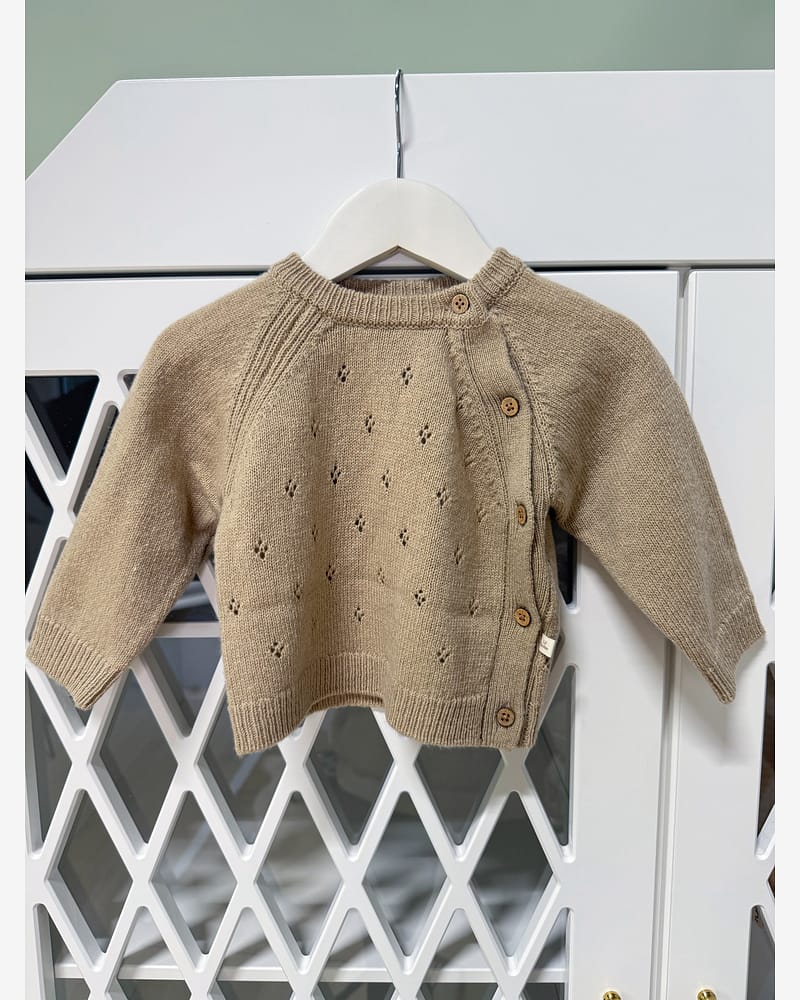 Genser i Ull Baby - Strikket