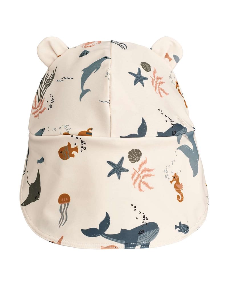 Solhatt UV 50+ - Badehatt m/ Nakkeskygge | Senia