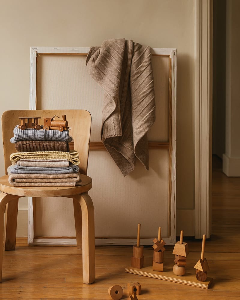 Babyteppe Ull - 100% Merino, Ubehandlet - Dora