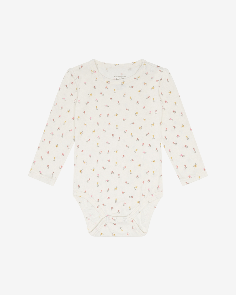 Body Baby med Print - 95% Bambusviskose, 5% Elastane | HCBuller Vintage