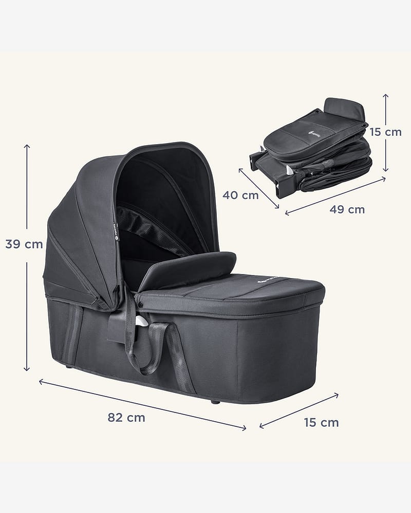 Vognbag, Babylift og Babynest til Metro 3 - Fra Nyfødt | CarryCot