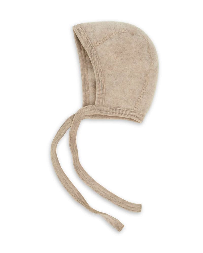 Babylue i Ullfleece - 100% Ubehandlet Ull | Baby Bonnet