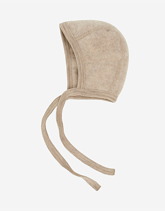Babylue i Ullfleece - 100% Ubehandlet Ull | Baby Bonnet