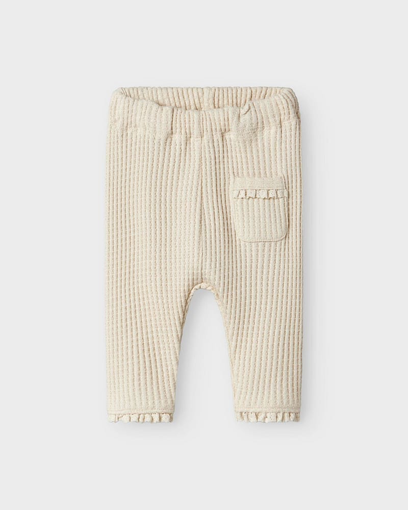 Leggings Baby - Vaffelstoff, Øko Bomull | NBFOSANNE LOOSE PANT LIL