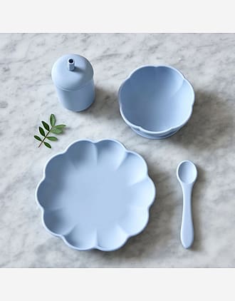 Spisesett Baby 4pk - 100% Silikon | Little Poppy Dining Set