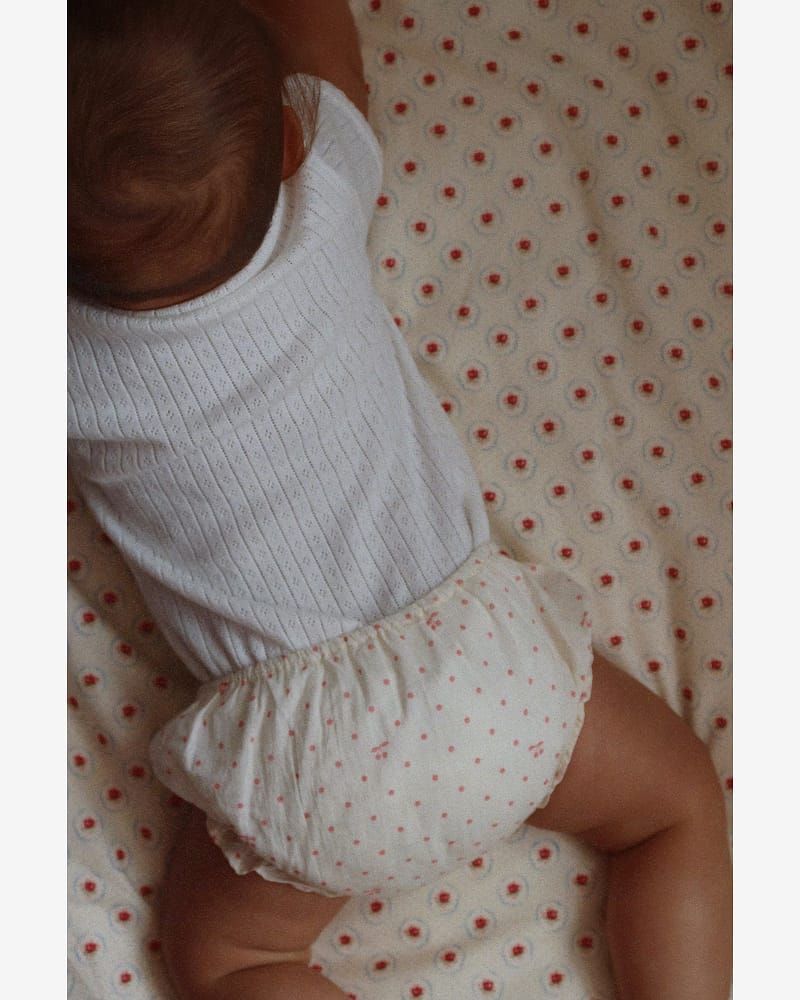 Body Kortermet - 100% Øko Bomull, Pointelle | Minnie Short Sleeve Body