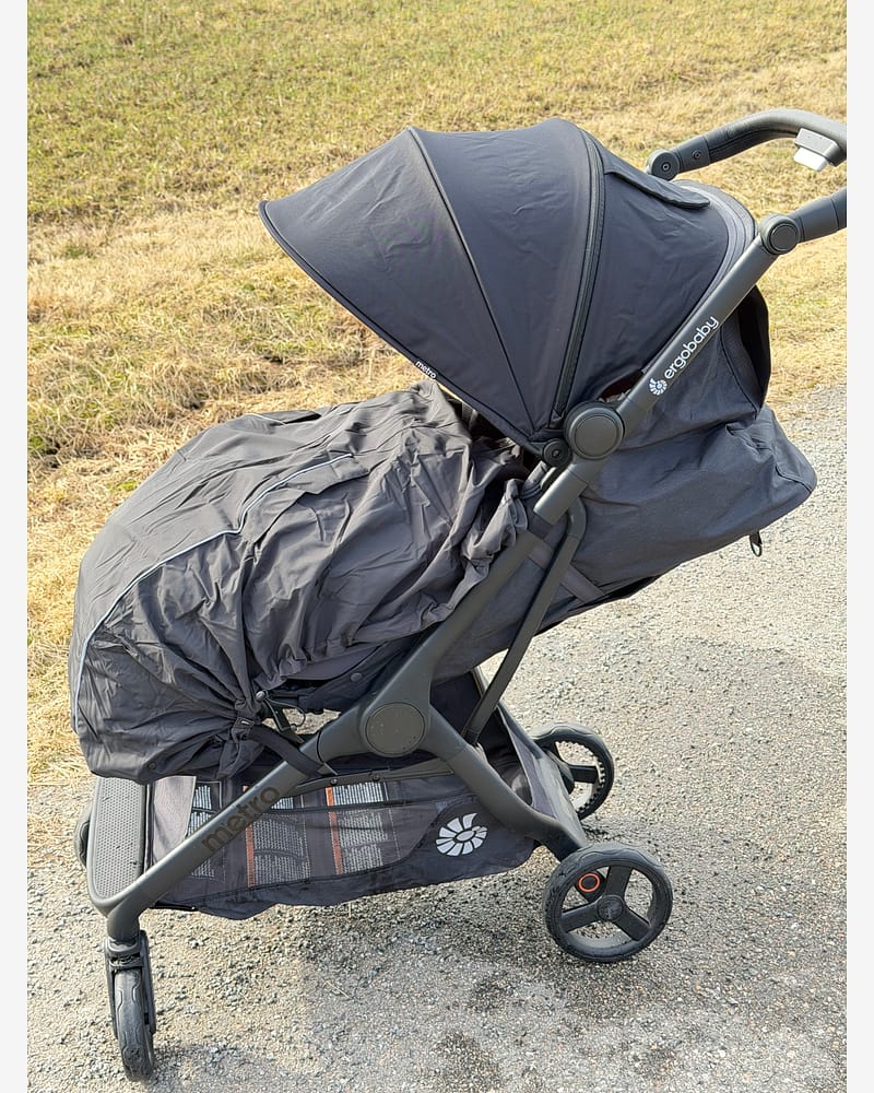 Stormtrekk til Vogn og Bæresele 2i1 - M/ Fleecefôr | Varma Stormtrekk