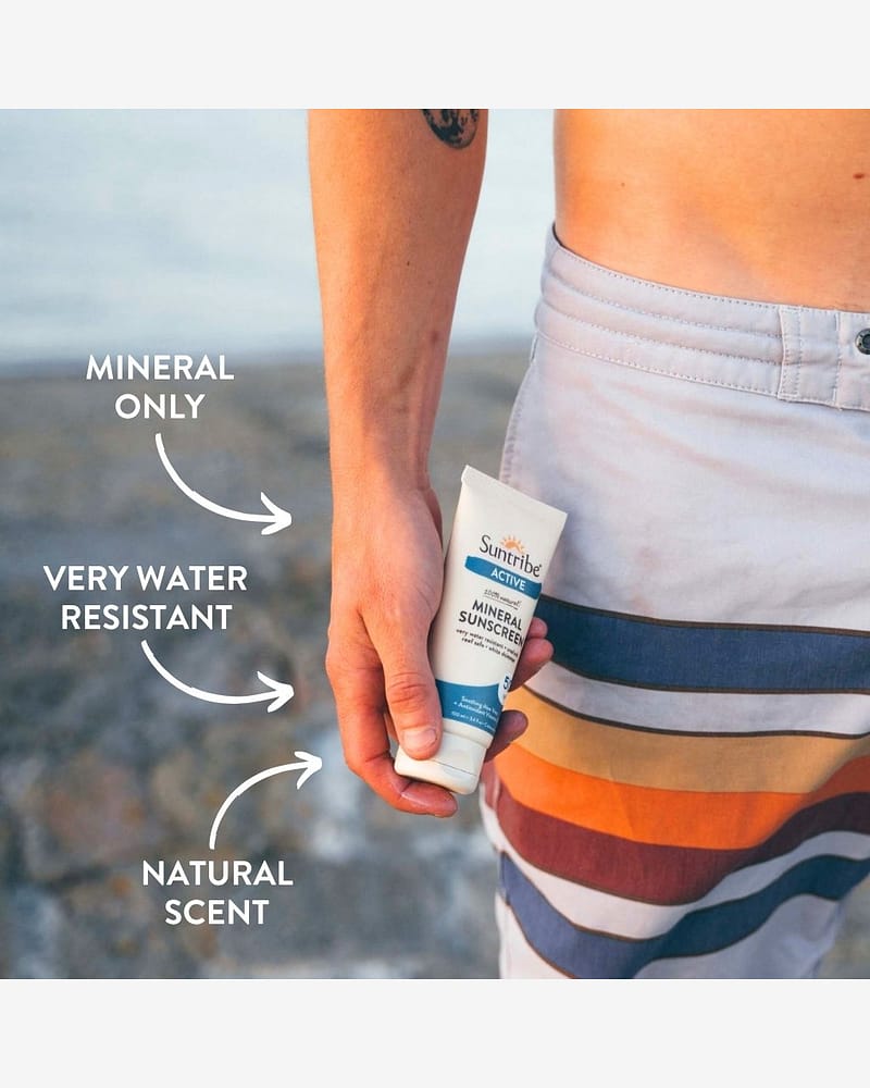Solkrem Active SPF50 - Mineral, 100% Naturlig – Miljøvennlig | 100ml