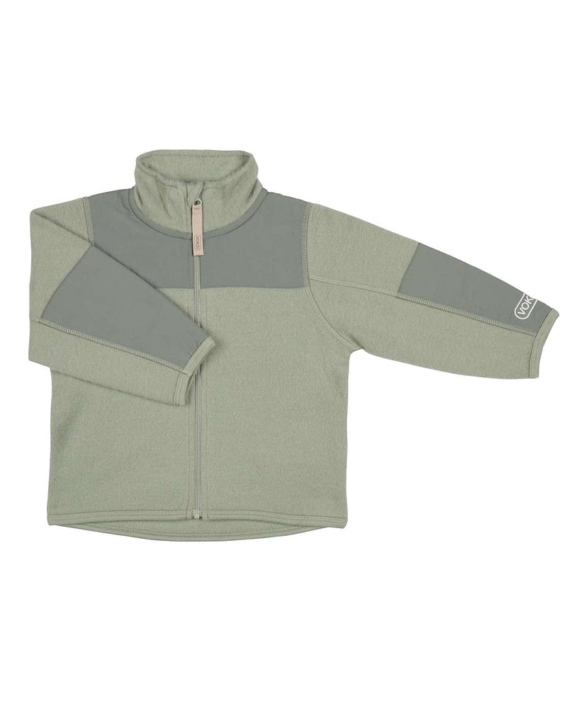 Ulljakke Barn - Varm Ullfleece m/ Nylon forsterkning | Wool Fleece Jacket