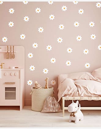 Wallstickers Blomster 50stk - ØKO Veggklistremerker Barnerom