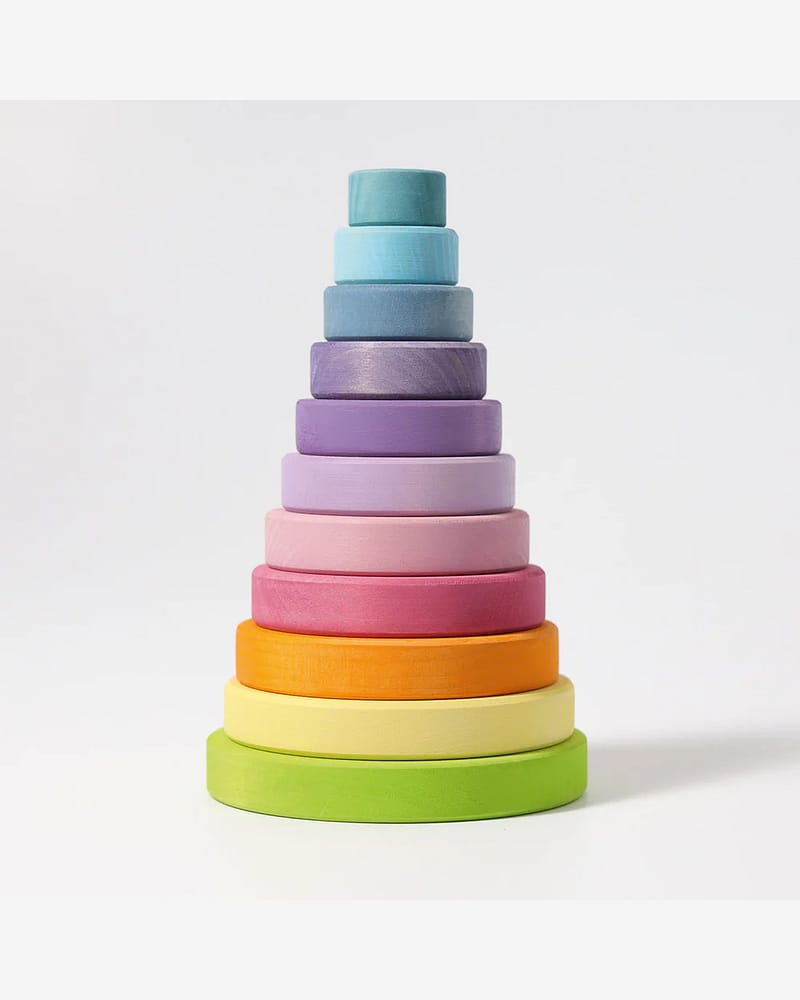 Stabletårn i Tre - Stort 23cm | Conical tower
