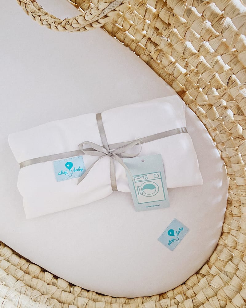 Laken til Moseskurv - 100% Øko Bomull | 72x33 cm