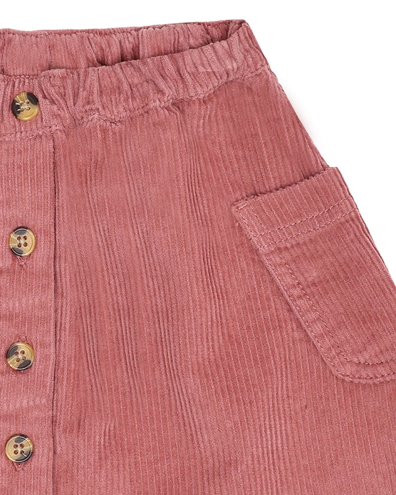Skjørt Barn - Cordfløyel | Nanna Solid Corduroy