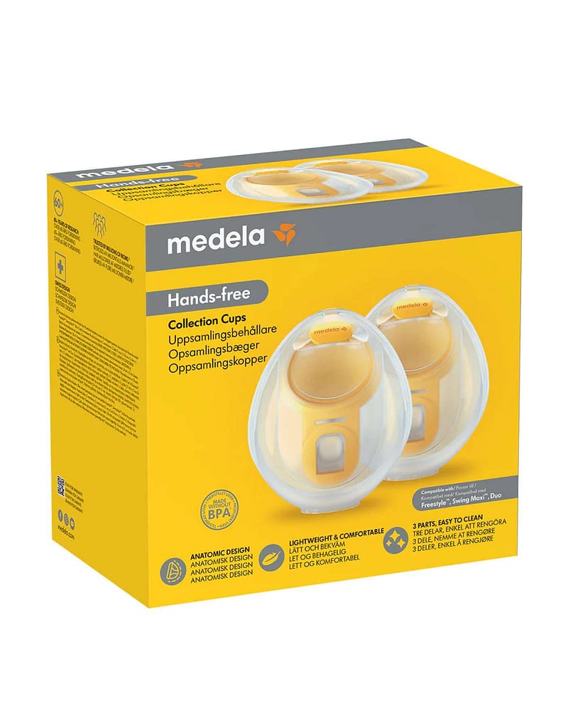 Handsfree Collection Cups | i-bh melkoppsamler for Medela Swing Maxi og Freestyle