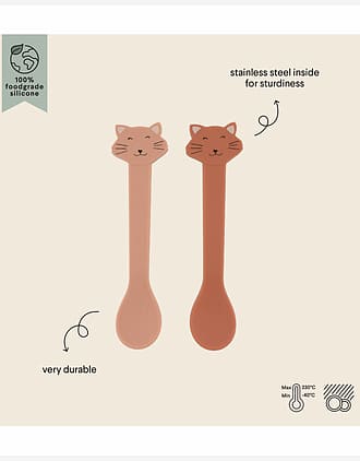Babyskje 2pk - 100% Silikon & Rustfritt Stål