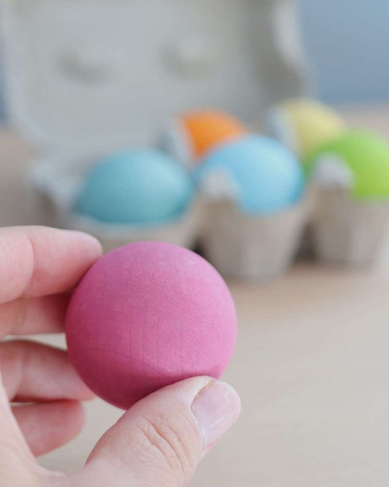 Trekuler 6stk - Til Kulebane m/ Grimms Regnbue | Pastel Balls