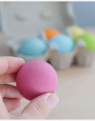 Trekuler 6stk - Til Kulebane m/ Grimms Regnbue | Pastel Balls