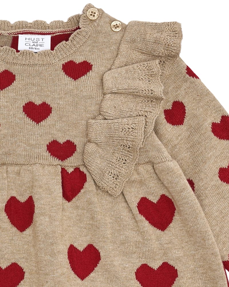 Kjole Baby - 100% Øko Jersey | Kristel heart
