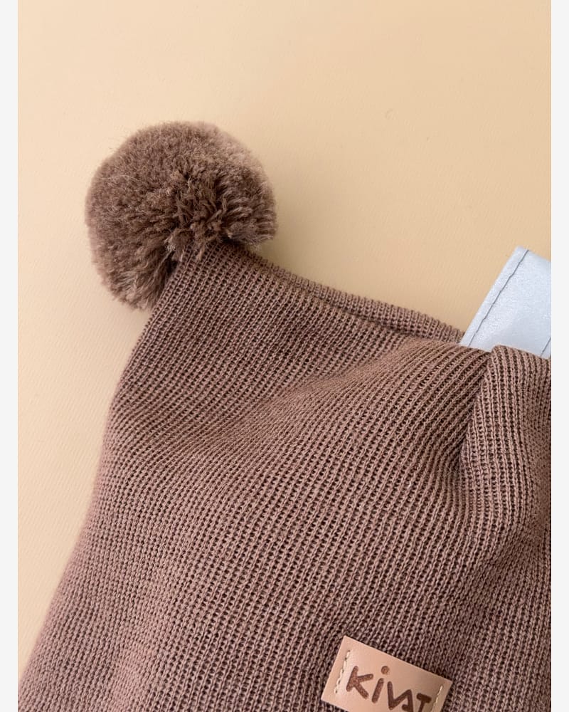 Balaclava Ull m/ Bomullsjersey fôr og Vindstopper | Ubehandlet Ull