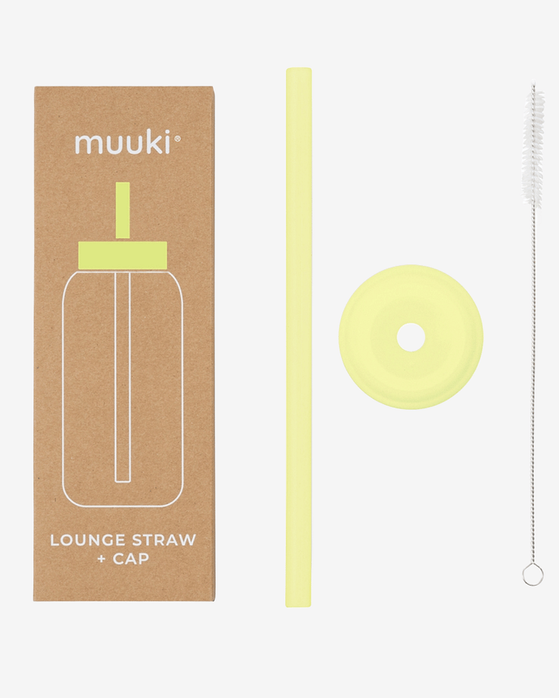 Flaskelokk m/ Sugerør til Muuki Daily Bottle - Lounge Straw + Cap