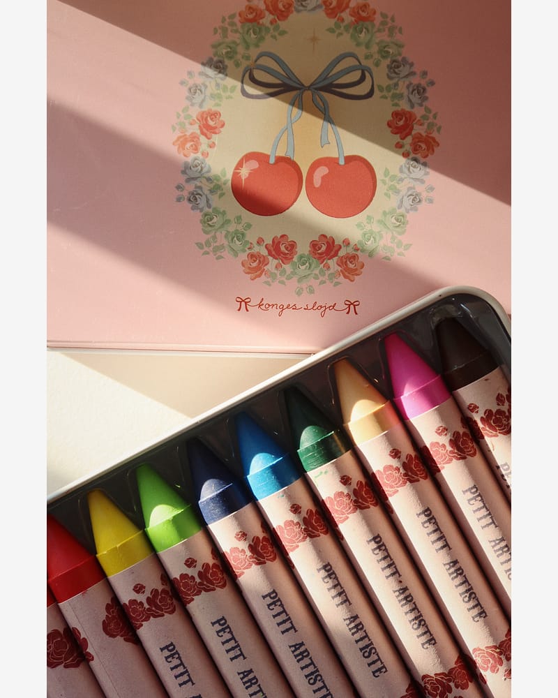 Fargestifter Barn 10pk - Av Bivoks | Crayons Bees Wax