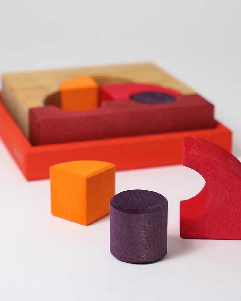 Byggesett og Puslespill - 8 klosser | Building Set