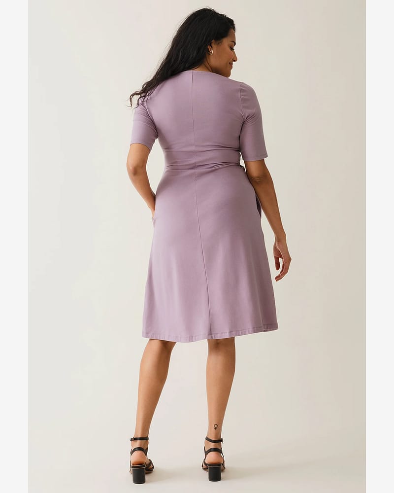Ammekjole - Øko Bomull - A-fasong | Nursing Dress Short Sleeve