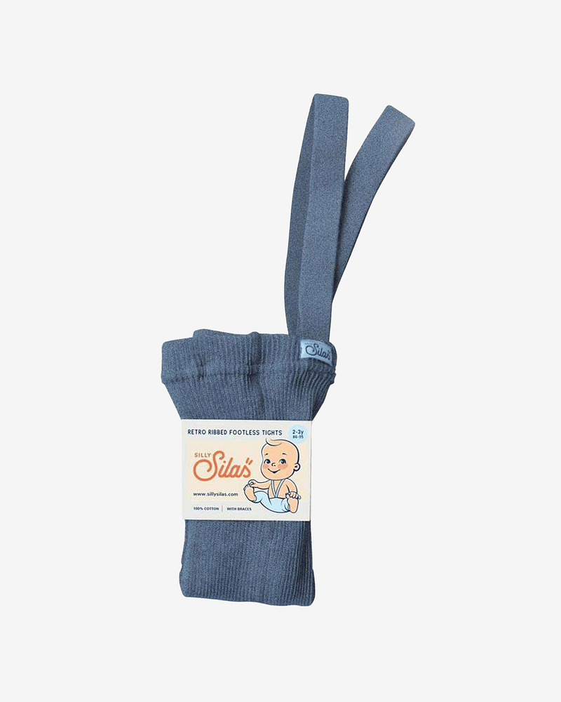 Strømpebukse Rib u/ føtter, m/ seler - Footless Tights