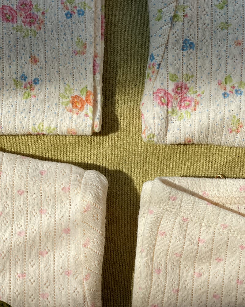 Body m/ Print - 100% Øko Bomull, Pointelle | Minnie Body GOTS