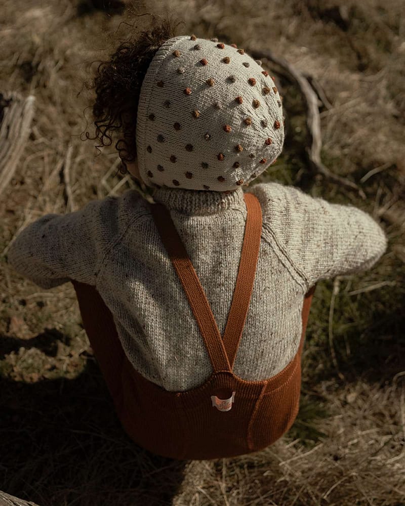 Ullstrømpebukse u/ føtter m/ sele | Wooly Footless Tights