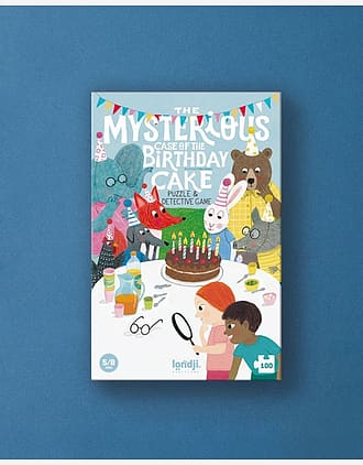 Puslespill 2i1 Barn 5+ - “Finn bursdagskaken