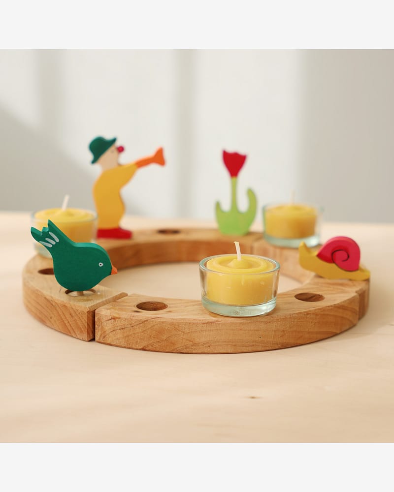 Telys 10pk - 100% Naturlig Bivoks | Grimms Tealights