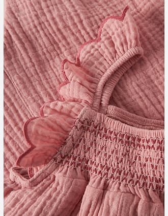 Jumpsuit Baby M/ Volanger - Muslin, Øko Bomull | NBFHIBA LOOSE OVERALL LIL