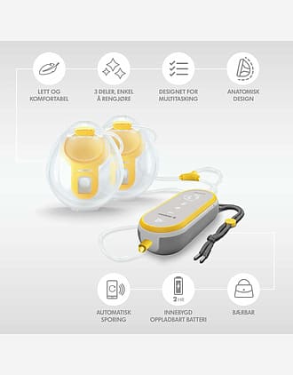 Brystpumpe Freestyle ™ Handsfree | Dobbel Elektrisk i-Bh-Pumpe
