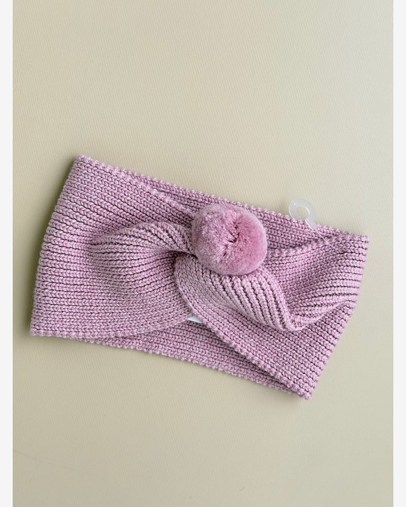 Pannebånd med dusk - 100% Merino | Hodebånd Pompon