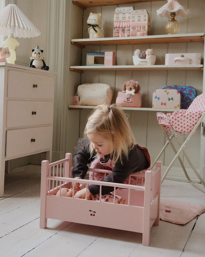 Dukkeseng - 100% Tre - 46x26cm | Doll Bed Wood FSC