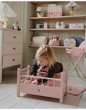 Dukkeseng - 100% Tre - 46x26cm | Doll Bed Wood FSC